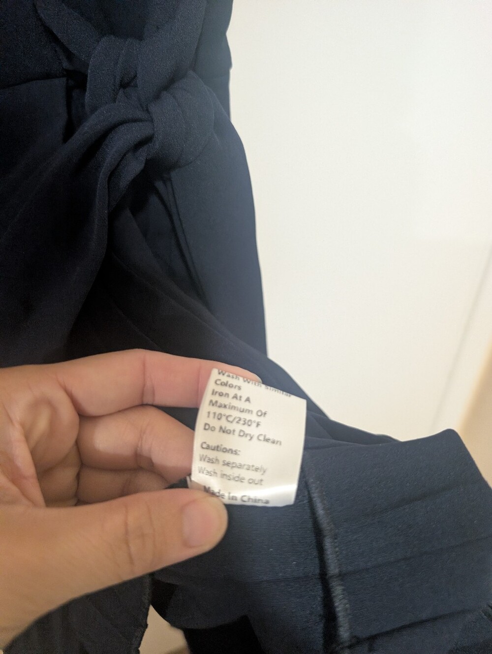 Commense NWT Navy Belted Pleated Sleeveless Blazer Dress - Picture 13 of 13